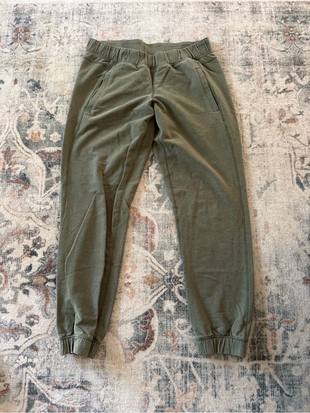 lululemon athletica Olive Green Track Joggers